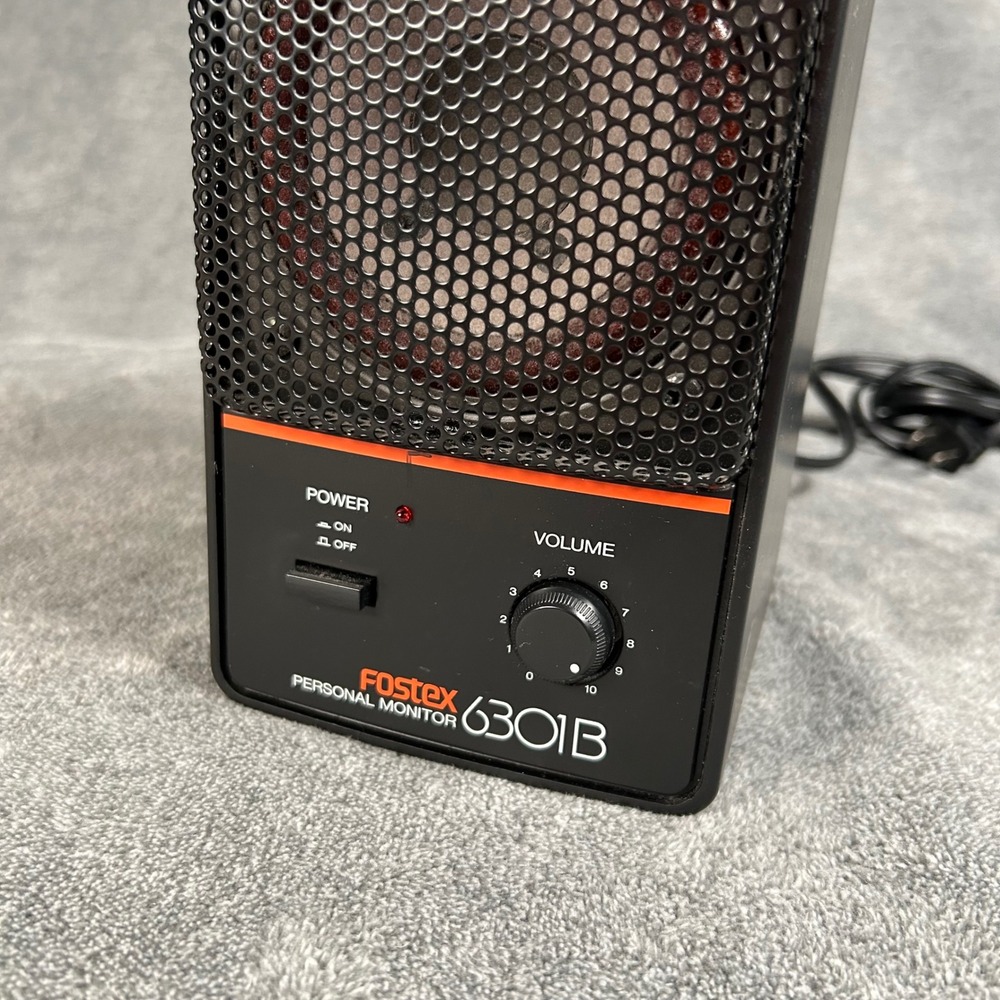 Fostex 6301B Personal Monitor Active Studio Speaker 6301B3E Black - Picture 8 of 8